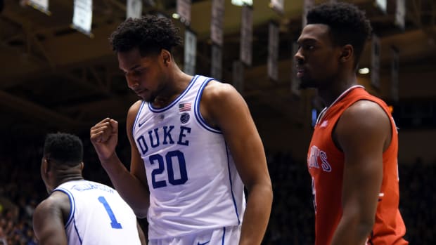 Duke basketball center Marques Bolden